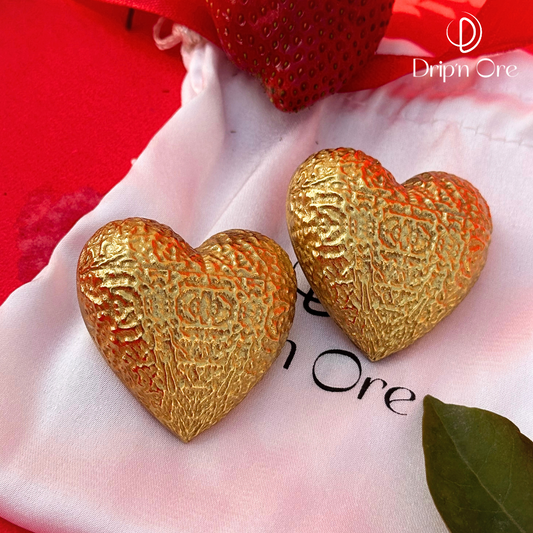 Heart studs